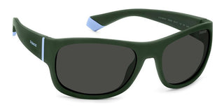 Polaroid Pld 8064/s Unisex Green Rectangle Sunglasses