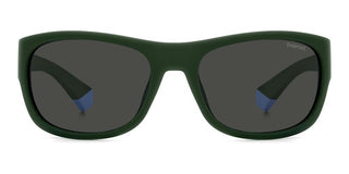 Polaroid Pld 8064/s Unisex Green Rectangle Sunglasses