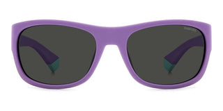 Polaroid Pld 8064/s Unisex Violet Rectangle Sunglasses