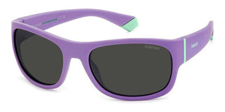 Polaroid Pld 8064/s Unisex Violet Rectangle Sunglasses