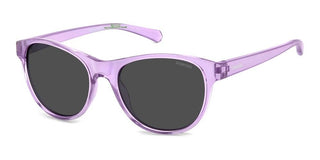 Polaroid Pld 8066/s Unisex Violet Geometric Sunglasses