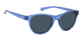 Polaroid Pld 8066/s Unisex Blue Geometric Sunglasses