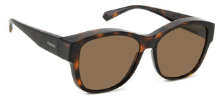 Polaroid PLD 9019/S unisex Havana Squared Sunglasses