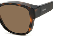 Polaroid PLD 9019/S unisex Havana Squared Sunglasses