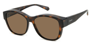 Polaroid PLD 9019/S unisex Havana Squared Sunglasses