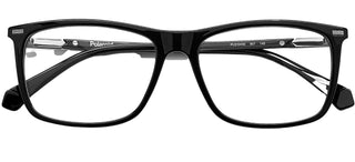 Polaroid PLD D430 men Black Rectangle Eyeglasses