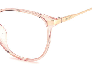 Polaroid Pld D489/g Unisex Pink Round Eyeglasses