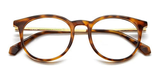 Polaroid PLD D496 unisex Havana Geometric Eyeglasses