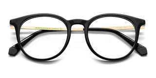 Polaroid PLD D496 unisex Black Geometric Eyeglasses