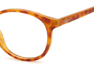 Polaroid PLD D498 unisex Havana Geometric Eyeglasses