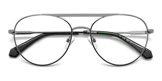 Polaroid PLD D513 unisex Grey Pilot Eyeglasses