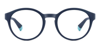 Polaroid Pld D568 Men Blue Pantos Eyeglasses