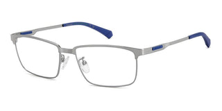 Polaroid Pld D570/g Men Grey Rectangle Eyeglasses