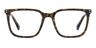 Polaroid Pld D580 Men Havana Squared Eyeglasses