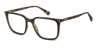 Polaroid Pld D580 Men Havana Squared Eyeglasses