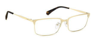 Polaroid Pld D583/g Men Gold Rectangle Eyeglasses