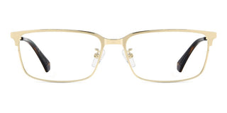 Polaroid Pld D583/g Men Gold Rectangle Eyeglasses