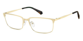 Polaroid Pld D583/g Men Gold Rectangle Eyeglasses