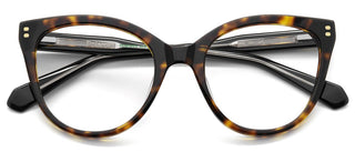 Polaroid Pld D585 Women Havana Cat Eye Eyeglasses