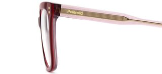 Polaroid Pld D586 Women Red Rectangle Eyeglasses