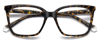 Polaroid Pld D588 Women Havana Squared Eyeglasses