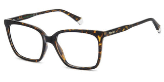 Polaroid Pld D588 Women Havana Squared Eyeglasses