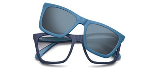 Polaroid Pld D591/c Men Blue Squared Sunglasses