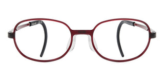 Polaroid Pld D843 Unisex Red Oval Eyeglasses