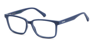 Polaroid Pld D844 Unisex Blue Rectangle Eyeglasses