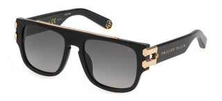 Philipp Plein PLEIN PURE PLEASURE PARIS SPP011M unisex Black Geometric Sunglasses