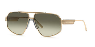 Philipp Plein PLEIN ROCK SUPERHERO SPP106M unisex Gold Pilot Sunglasses