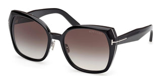 Tom Ford PLUM FT1223 women Black Butterfly Sunglasses