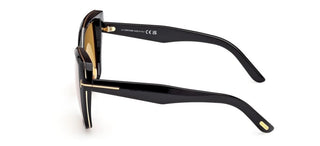 Tom Ford PLUM FT1223 women Black Butterfly Sunglasses