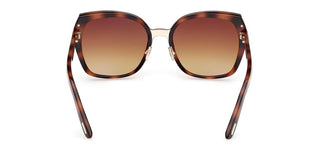 Tom Ford PLUM FT1223 women Havana Butterfly Sunglasses