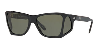 Persol PO 0009 unisex Black Geometric Sunglasses