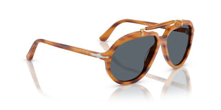 Persol Po 0202s Unisex Brown Pilot Sunglasses