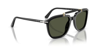 Persol Po 0203s Unisex Black Squared Sunglasses