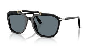 Persol Po 0203s Unisex Black Squared Sunglasses