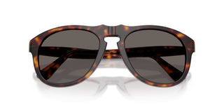 Persol PO 0649NE unisex Havana Pilot Sunglasses
