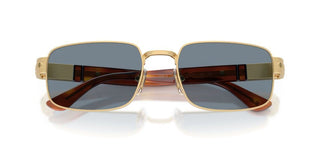 Persol PO 1022S unisex Gold Rectangle Sunglasses