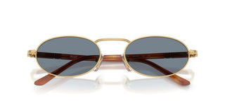 Persol PO 1023S unisex Gold Oval Sunglasses