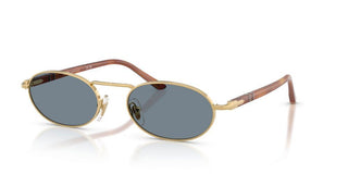 Persol PO 1023S unisex Gold Oval Sunglasses