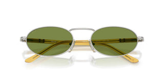 Persol Po 1023s Unisex Silver Oval Sunglasses