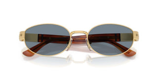Persol PO 1024S unisex Gold Oval Sunglasses