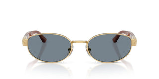 Persol PO 1024S unisex Gold Oval Sunglasses
