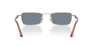 Persol PO 1025S unisex Gold Rectangle Sunglasses