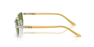 Persol Po 1025s Unisex Silver Rectangle Sunglasses