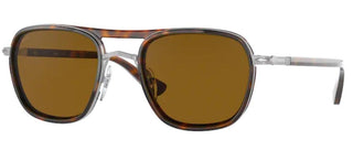 Persol PO 2484S unisex Ruthenium Geometric Sunglasses
