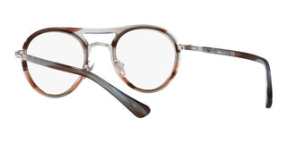 Persol PO 2485V unisex Grey Round Eyeglasses