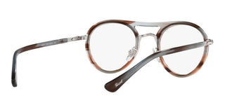 Persol PO 2485V unisex Grey Round Eyeglasses